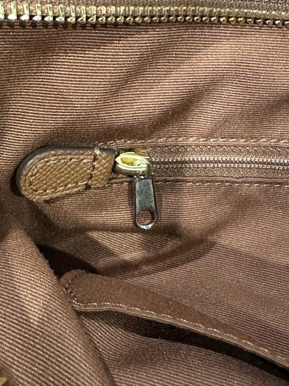 Coach City Zip Tote Saddle Brown Pebbled Leather Shoulder Bag - Picture 10 of 12